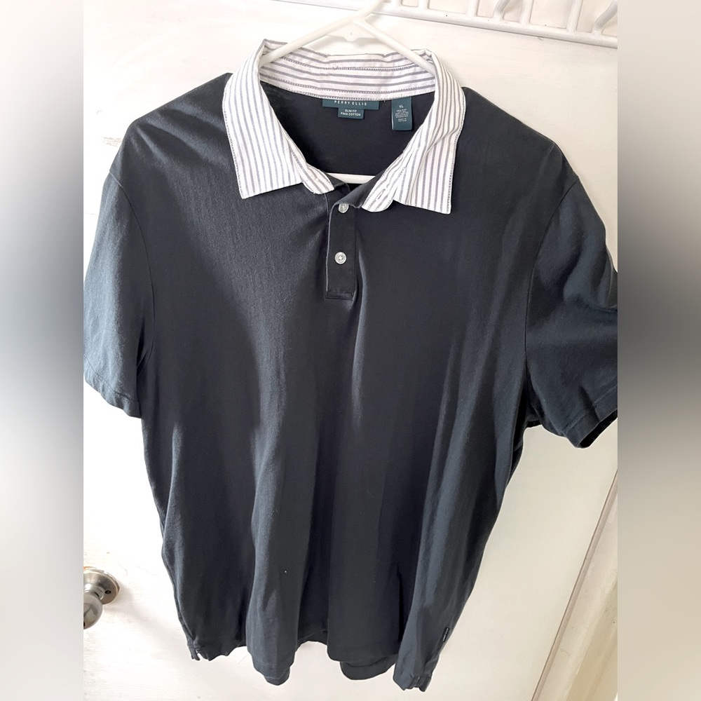 Perry Ellis Xl slim fit pima cotton Xl polo